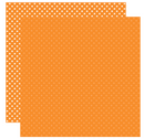 Anaranjado y Puntitos Blancos - Hoja 12x12  - Echo Park