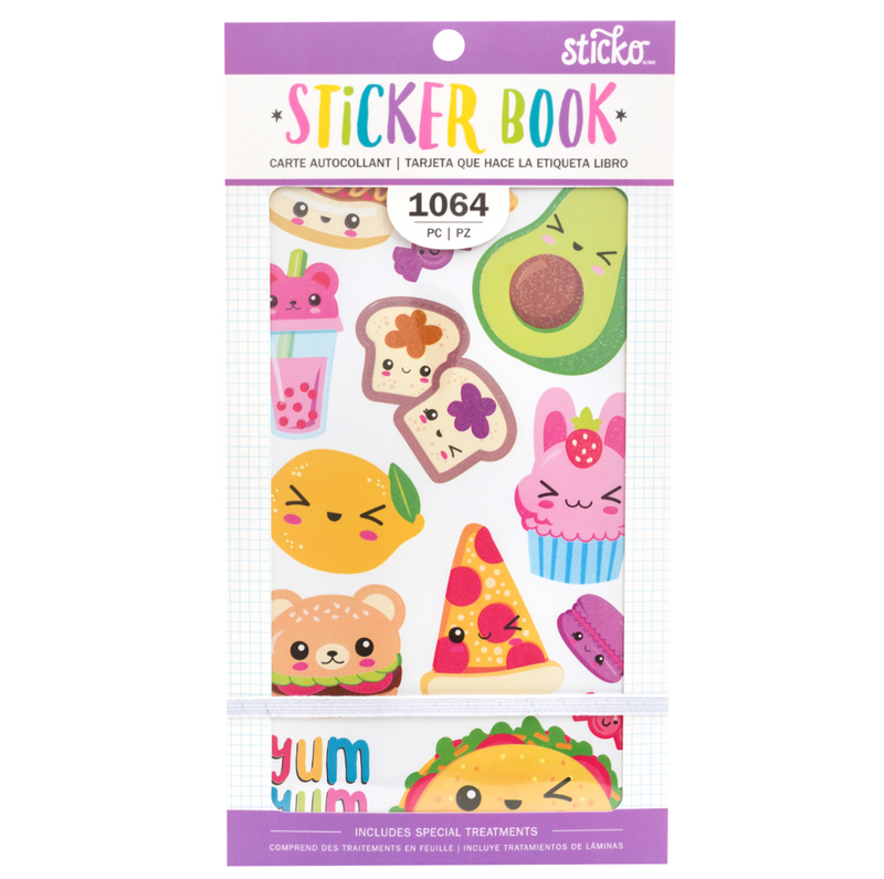 Comidas - Sticker Book (1064 piezas) - Sticko