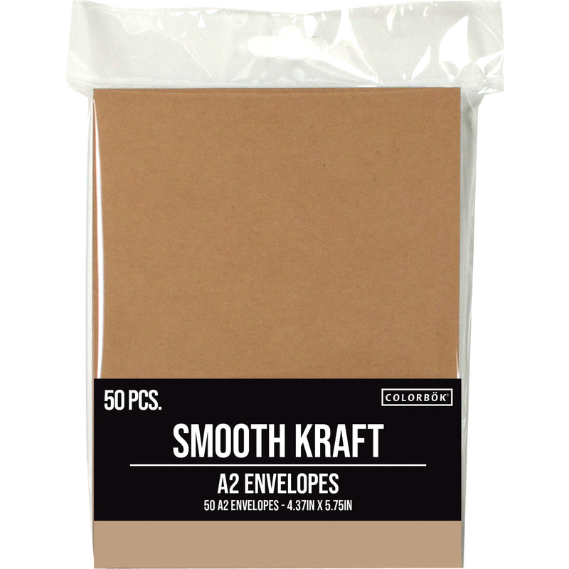 Set de 50 Sobres A2 - Smooth Kraft - AC