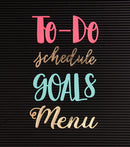 Palabras para Letterboard - Planning - DCWV