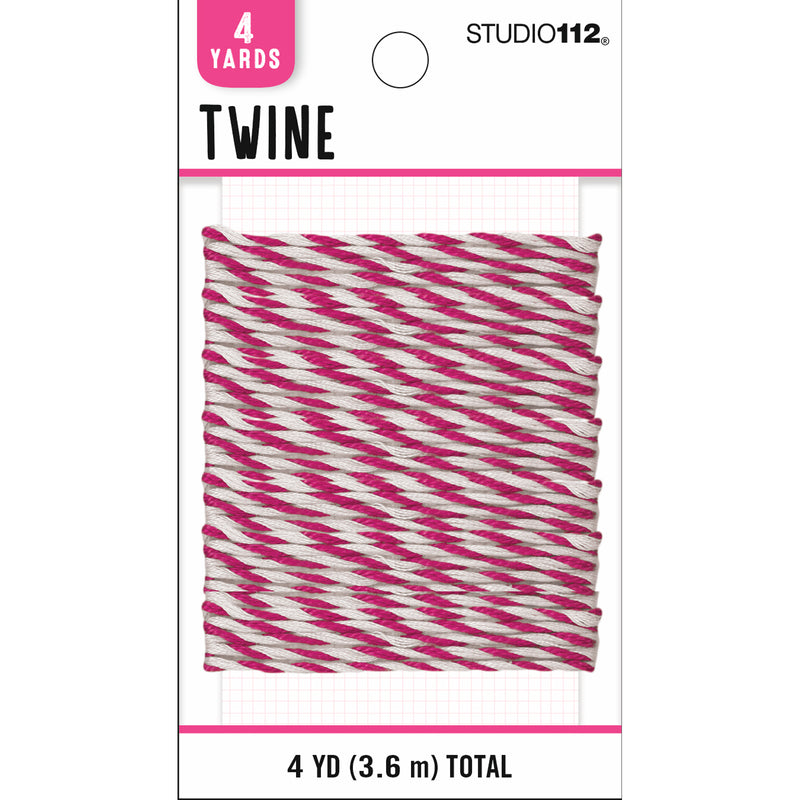 Bakers Twine - Rosa Blanco (4 yardas) - AC