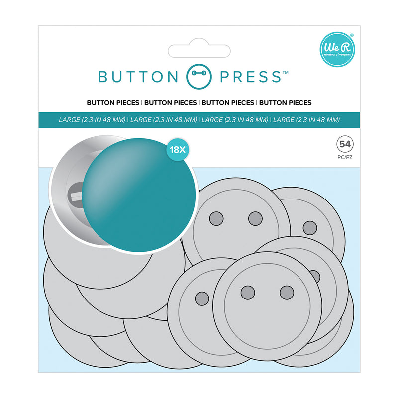 Button Press Refill - Paquete de 18 botones LARGE - WRMK
