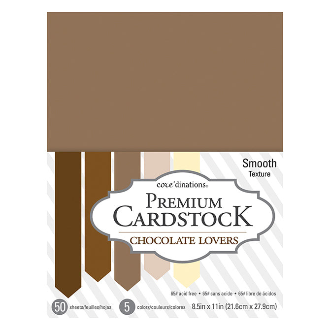 Premium Cardstock - Chocolate Lovers (Carta) - American Crafts