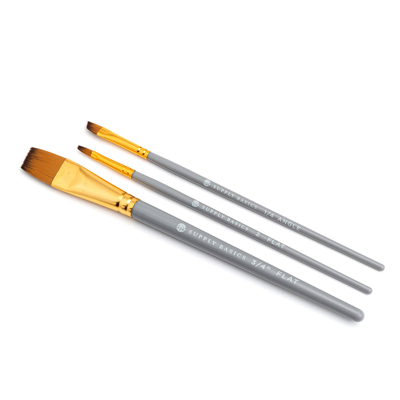 Basic Nylon Brushes - Pinceles Basicos de Nylon - ASB