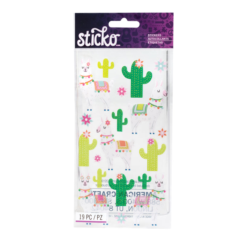 Cactus & Llama - Sticko