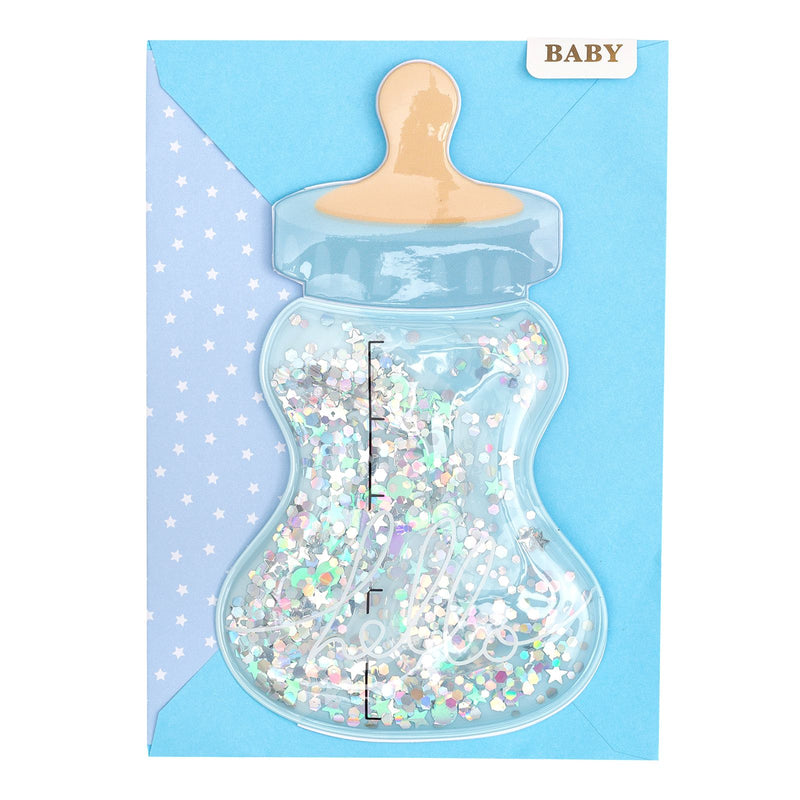 Sobre Botella de Bebé Azul - AC