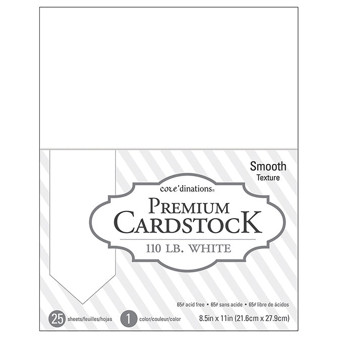 Premium Cardstock - White (Carta) - American Crafts