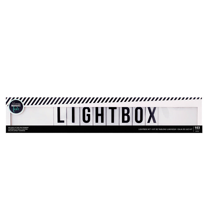 Shelf Lightbox - KIT (Incluye Letras y Números) - HS