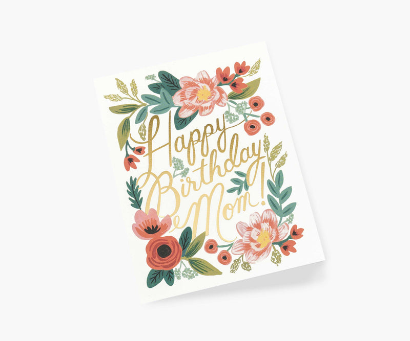 Tarjeta de Felicitación - Happy Birthday Mom - Rifle Paper Co