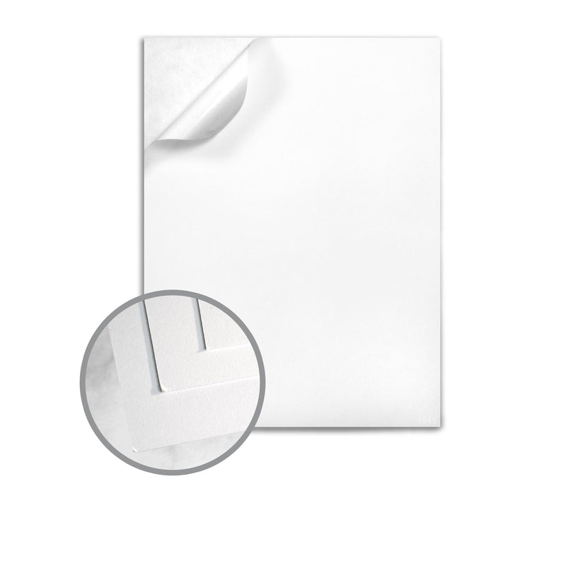Papel Sticker Blanco (Impresión Laser e Inkjet) - 10 hojas - Mohawk
