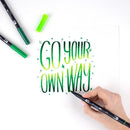 Green Blendables - 6 Pack - Tombow